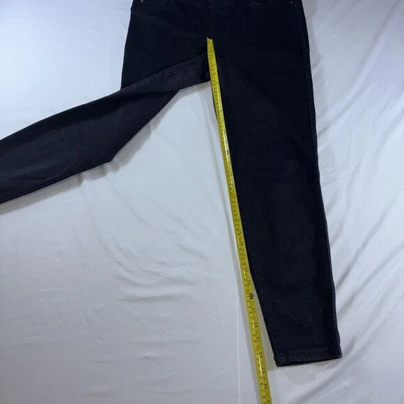 Spanx Stretch Jeans Women’s Size L Black Jeggings - Picture 9 of 13